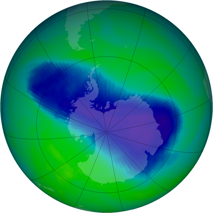 Ozone Map 1999-11-19